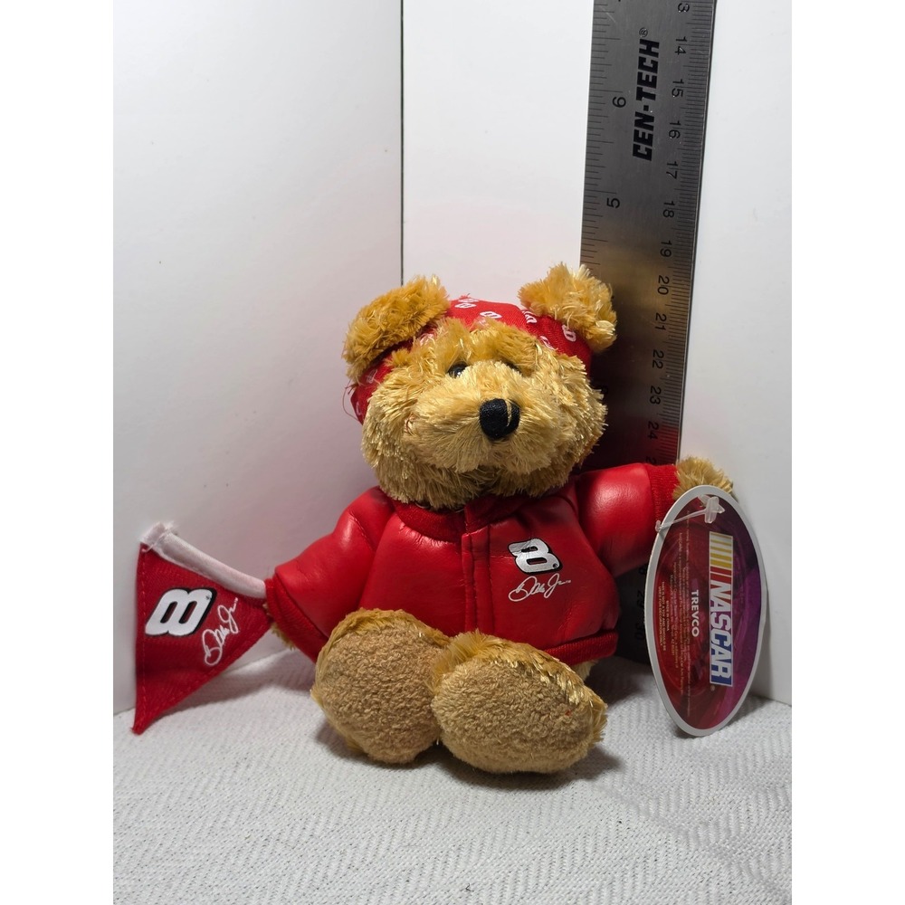 NASCAR driver Dale Earnhardt Jr. and his #8 car bear plush‎
